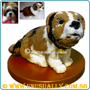 Fully Personalized 3D Pet's Dog Figurine